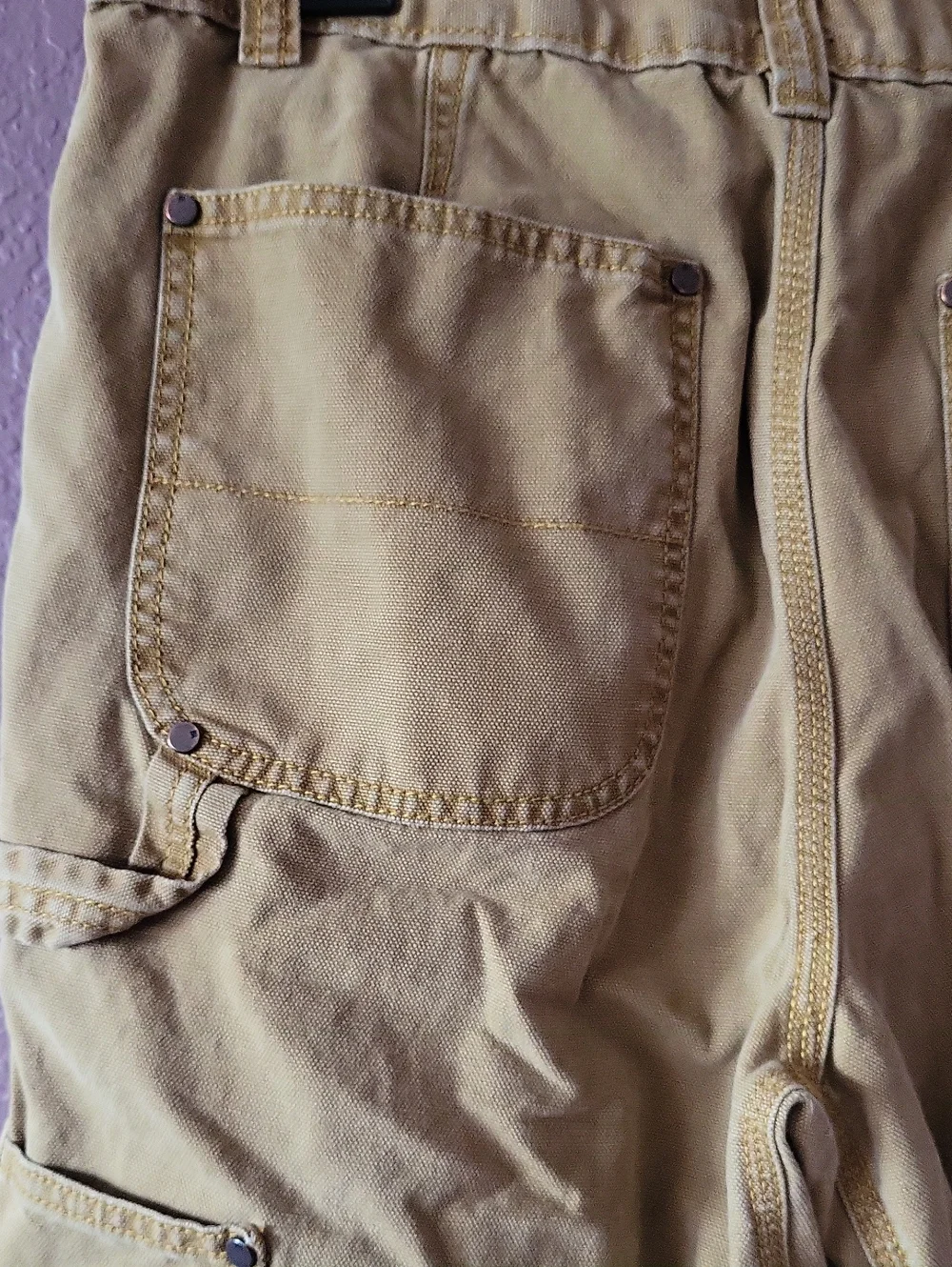Banana Republic Men's Workwear Canvas Pants in Tan